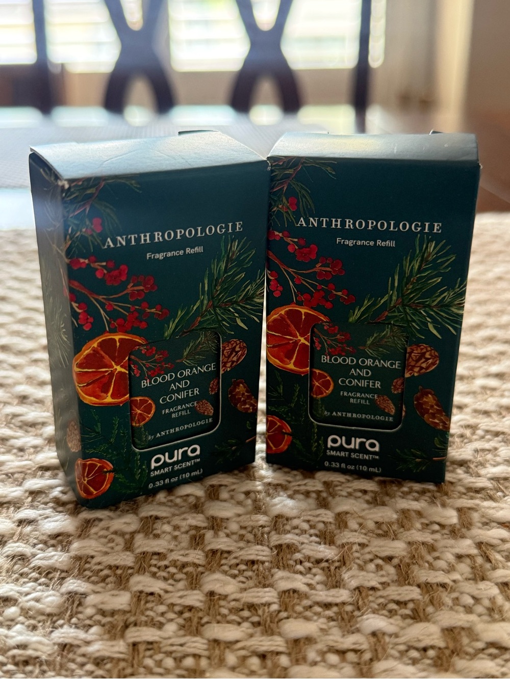 Anthropologie Pura Blood Orange and Conifer Fragrance Refill (set of 2)